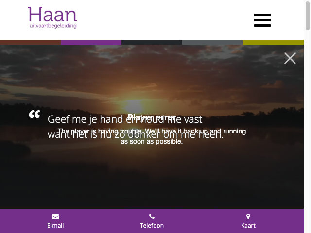 Screenshot Haan Uitvaartbegeleiding