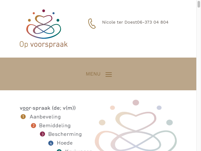 Screenshot Op Voorspraak