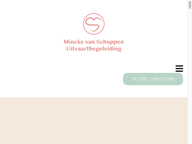 Screenshot Mincke van Schuppen Uitvaartbegeleiding