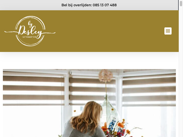 Screenshot Bij Desley Uitvaarten