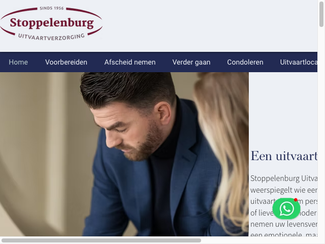 Screenshot Stoppelenburg Uitvaart