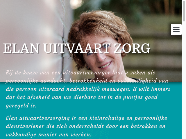 Screenshot Elan Uitvaartverzorging